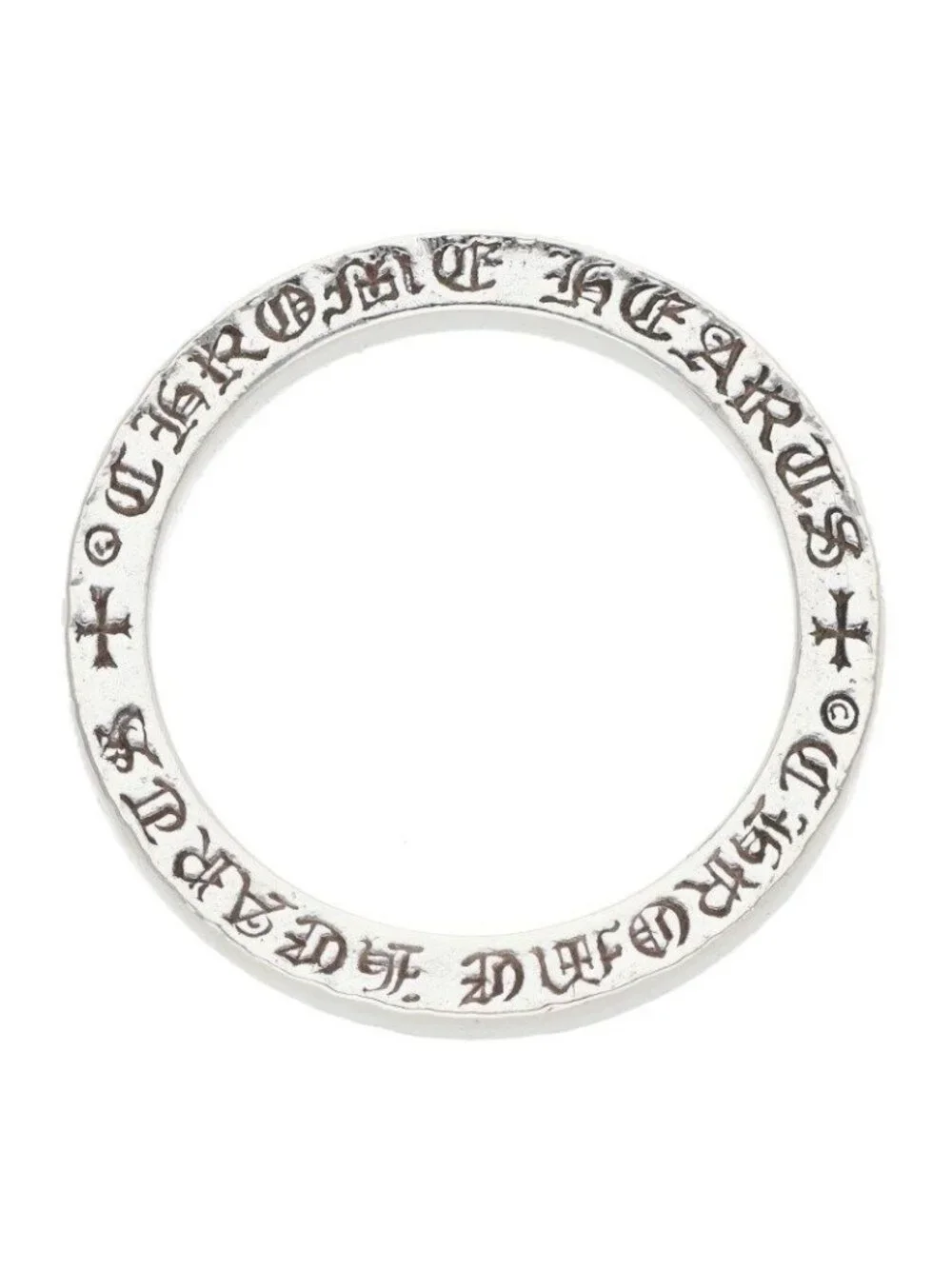 Chrome Hearts Spacer Pln Plain Silver Ring